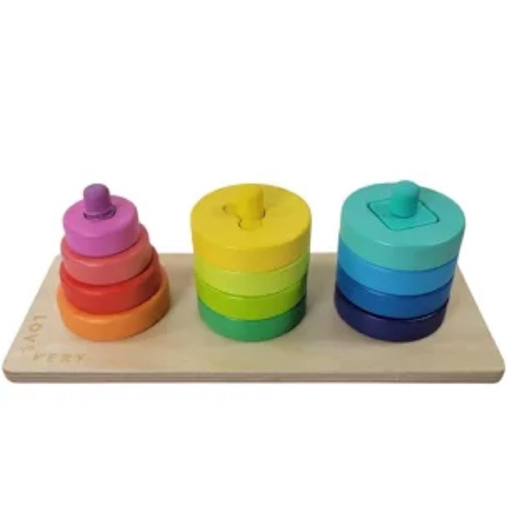 Lovevery Twist & Pivot Pattern Puzzle from The Investigator Play Kit